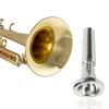 Uxcell 7C Trompete Flügelhorn Kornett x 1 Instrumentenzubehör für Erwachsene Silbernes Mundstück, Mundstück, 6,7 2,5 cm, Stück, Anfänger,