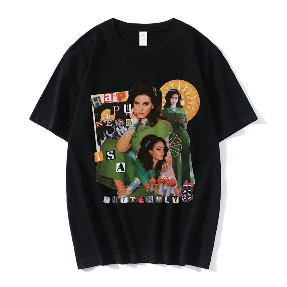Unisex New Lana Del Rey Ldr Graphic Print T Shirt Fashion Streetwear Short Sleeve Casual Crew Neck Plus Size T Shirt Women 62477