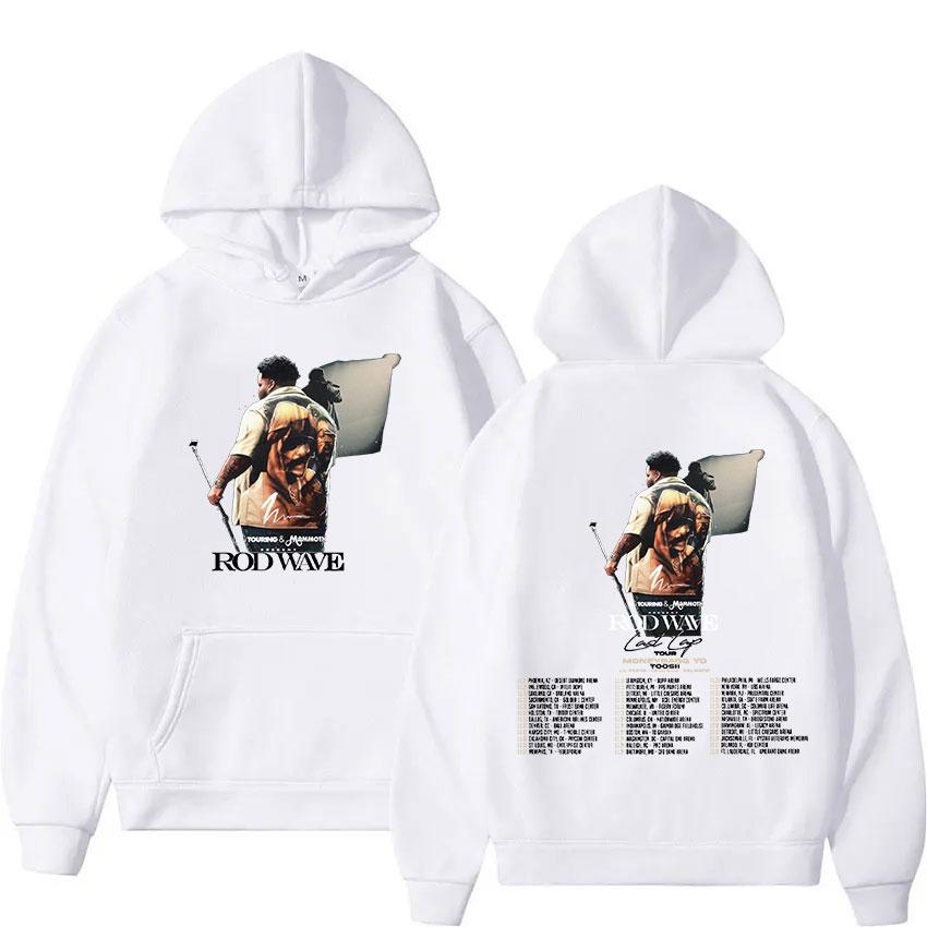Rod Wave Last Lap Tour 2024 New Album Hoodie Men Women Hip Hop Fashion Oversized Sweatshirt Rap Retro Pullover Hooded Streetwear