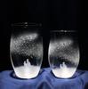 Atelier Kies Cat Motif Glass Set Milky L 360ml M 270ml (Blue Way, + Pair)