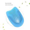 Tricolor Silicone Heel Pad: Sport Shock Absorption, Odor Resistant, Sweat Absorbent, U-Shaped Half Size Insole.
