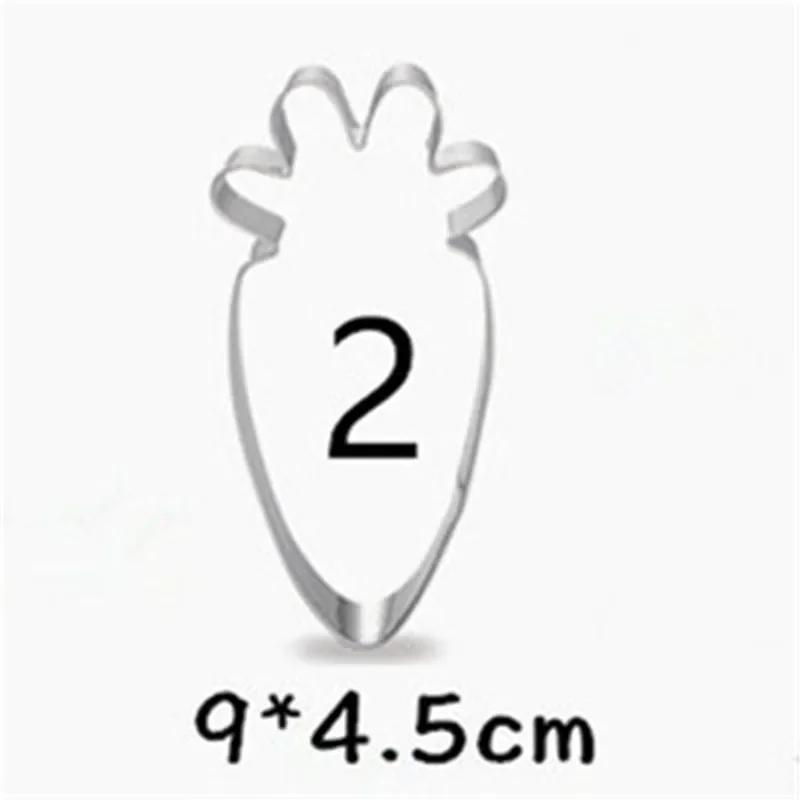 New Easter Cookie Cutter Set Bunny,Egg,Flower,Rabbit Face,Chick,Carrot,Butterfly-Stainless Steel Fondant Cutter Mold Baking Tool