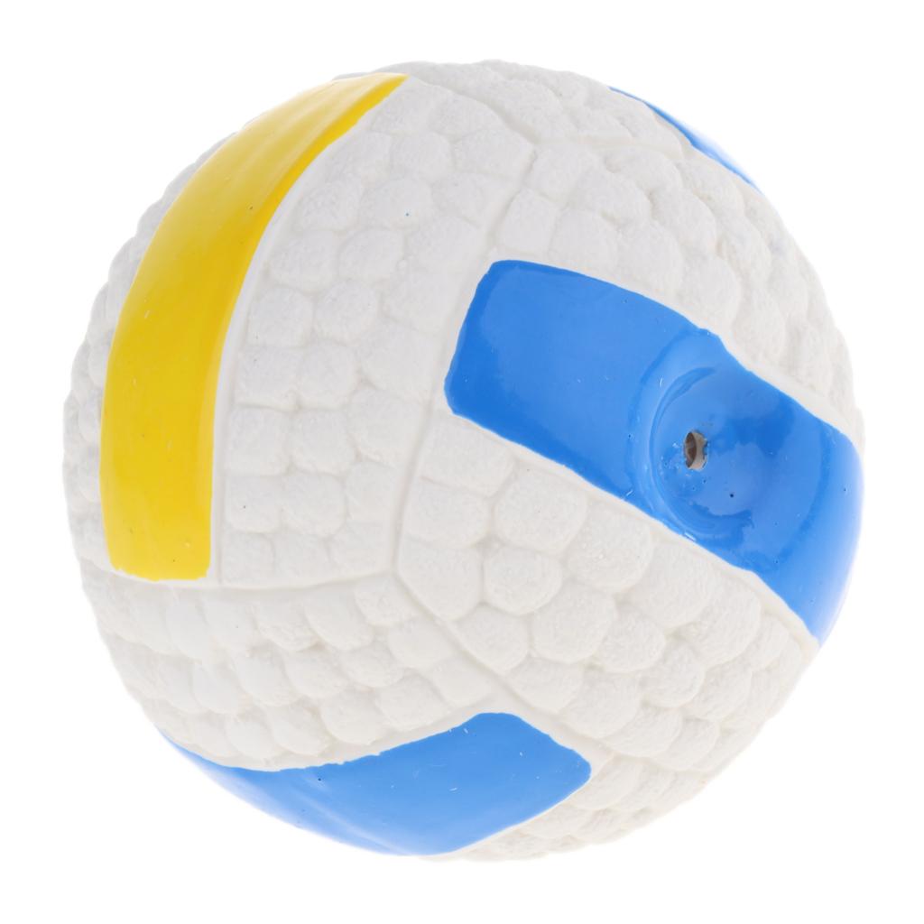 Squeaky Rugby/Football/Volleyball Balls Toys for Dogs Pets Playing - Volleyball