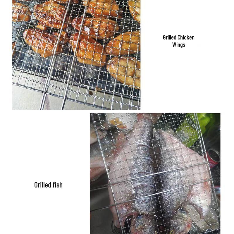 Dubbellaagse RVS BBQ Grill Klem