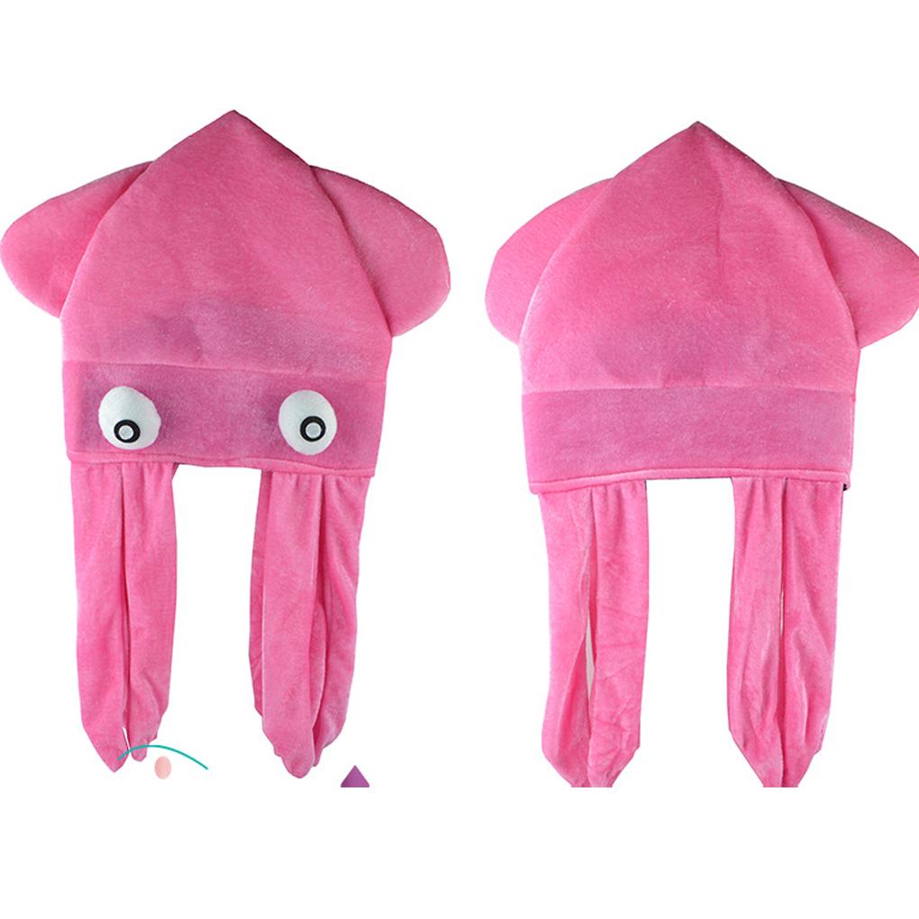 2025 New Headgear Halloween Costume Hat Squid Sea Animal Halloween Funny Hat Multicolored Props Photograph Octopus Hat