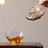 230ml Yixing Purple Clay Teapot Master Hand Carved Pine Tree Tea Pot Kettle Beauty Tea Infuser Chinese Handmade Zisha Tea Set