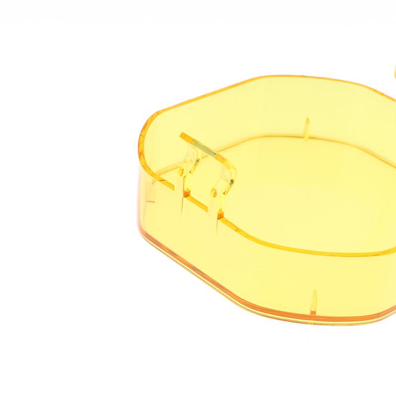 Led Work Light Cover Cube Cover Dustproof Yellow Black Lens Protection Cover For 40W Pods Fog Driving Lamp