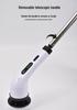 Multifunction Electric Cleaning Brush: Adjustable Nine-in-One for Bathroom & Glass