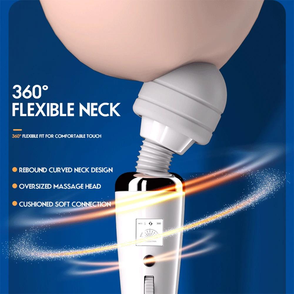 AV Vibrator Wand Sex Toys for Women 20 Powerful Patterns G Spot Clitoris Stimulation Massager Personal Masturbator Erotic Goods