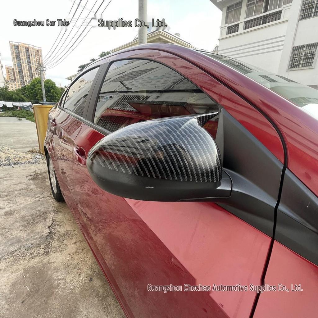 Carbon Fiber Horn Rearview Mirror Shell for 2010-2014 Aveo