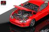 Model LCD Skala Toyota Supra A80 Czerwony Model Wykończony LCD43009RE 1/43