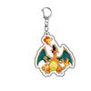 Pokemon Kawaii Acrylic Keychain Elfin Figure Pikachu Bulbasaur Psyduck Squirtle Gengar Meowth Cute Pendant Dolls Boys Gifts