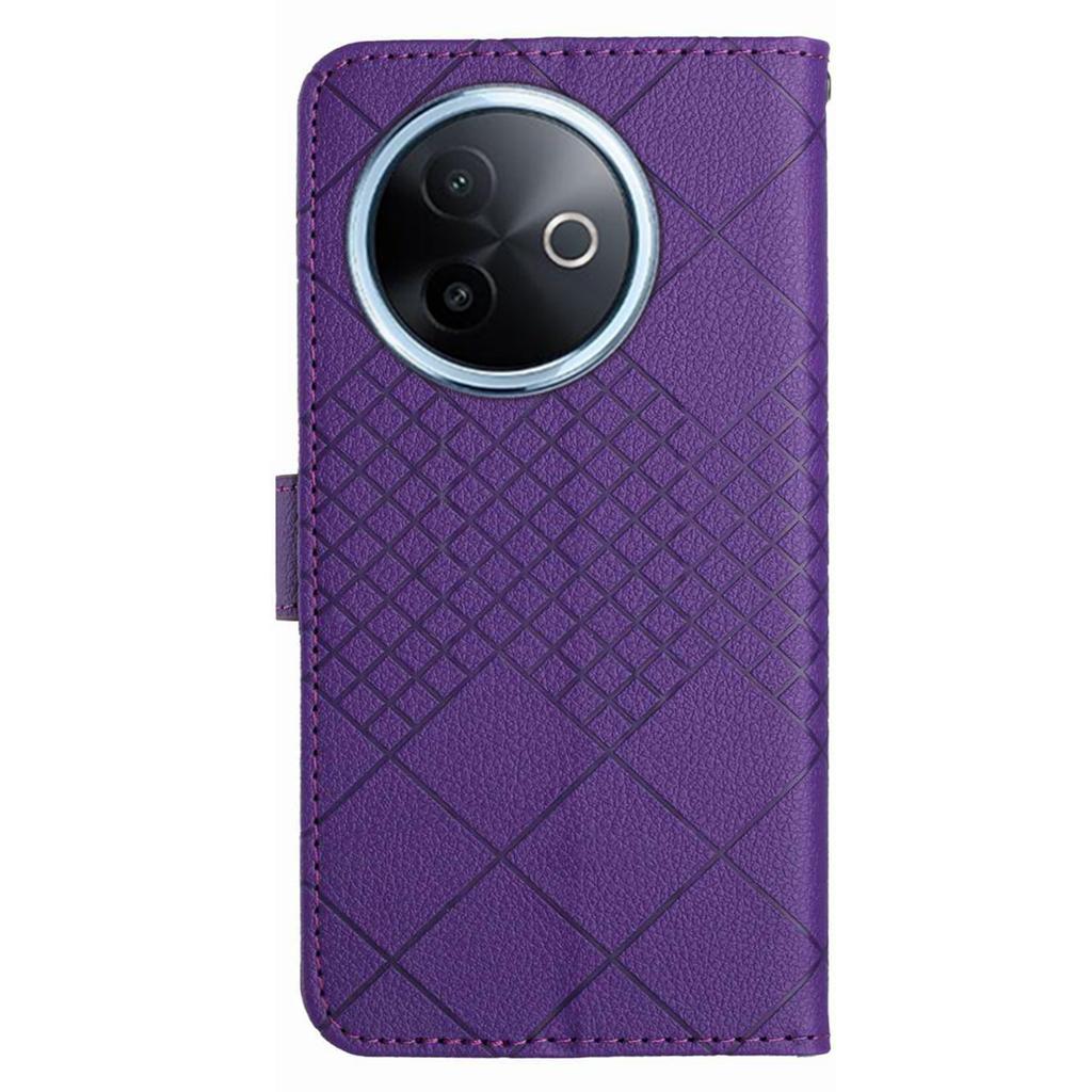 For vivo Y39 5G Phone Case Wallet Imprint PU Leather Flip Folio Cover
