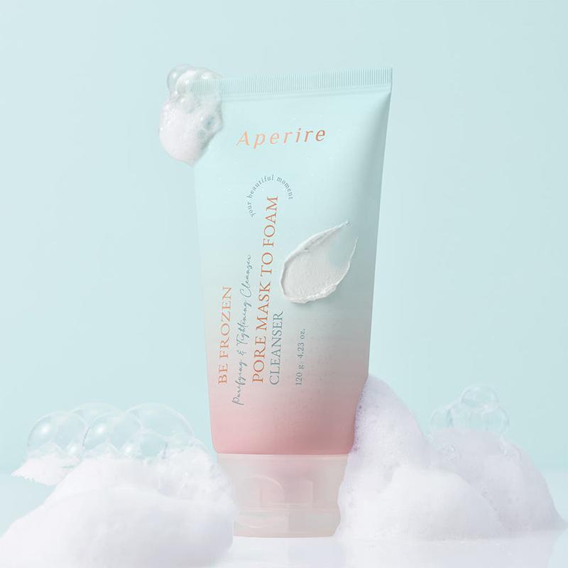 Aperire Be Frozen Pore Mask To Foam Cleanser 120g