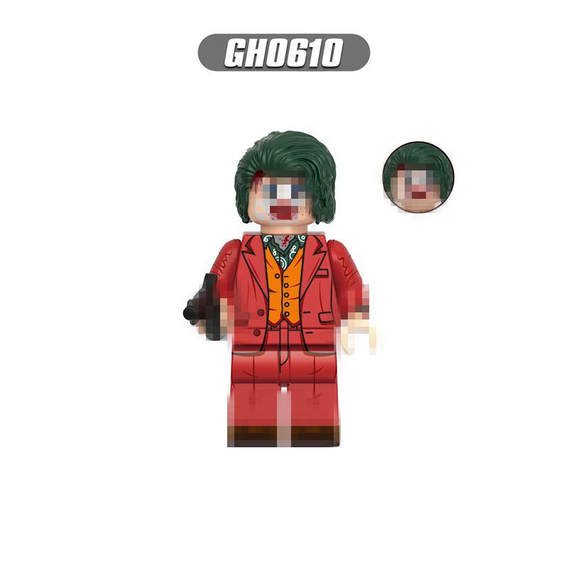 Super British Series: Joker & Harley Quinn Educational Building Blocks Minifigure