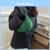 Sleek Stylish Solid Texture Armpit Bag 2024 Spring Season Trendy Single Shoulder Dumpling Bag