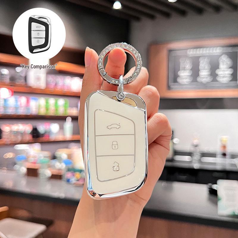 JAC Car Key Cover for Jiayue A5, X4, X7, iC5, iEVS4/7S/T8, Ruifeng S4/S7/M6.