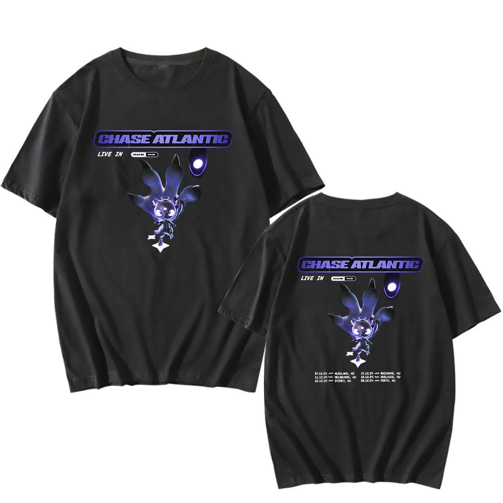 Band Chase Atlantic T-shirt Cotton High Quality Summer Tee-shirt Casual Men/Women Comfortable Tshirts Hip Hop Streetwear Unisex