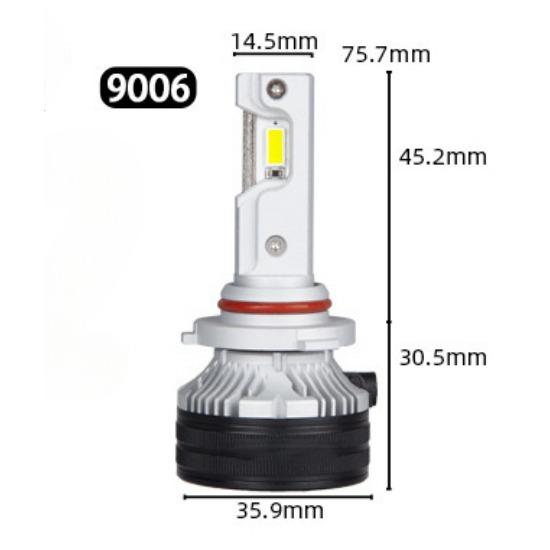 K7C 4300K H7 H4 H11 Led Lamp 3 Copper Tube Led