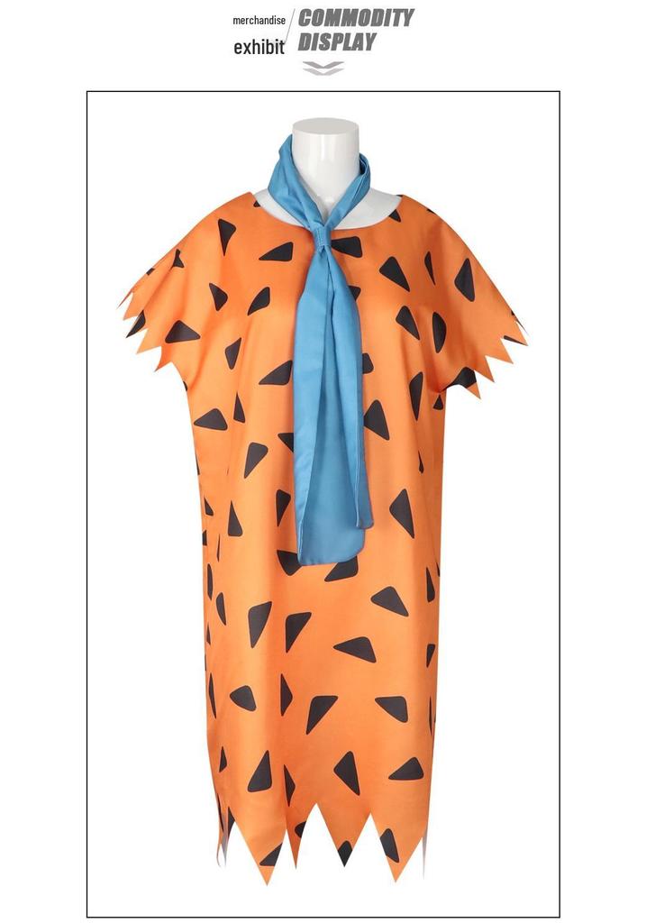 Fred Flintstone Caveman Costume for Stone Age Cosplay & Stage Performance