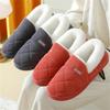 New Corduroy Cotton Slippers for Women Home Warm Shoes Soft Plush Anti-slip Couples Indoor Warm Non-slip Slides Footwear