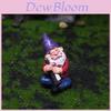 Resin Dwarf Christmas Decor With White Beard For Holiday Gifts And Festive Celebrations