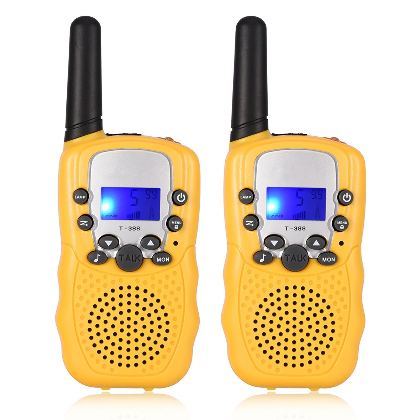 

2PCS 3KM Range Multi Channels s 2 way Radio Kids Toy for Outdoor Activity Black