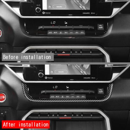 Carbon Fiber Center Console Dashboard Panel Trim For Toyota Tundra