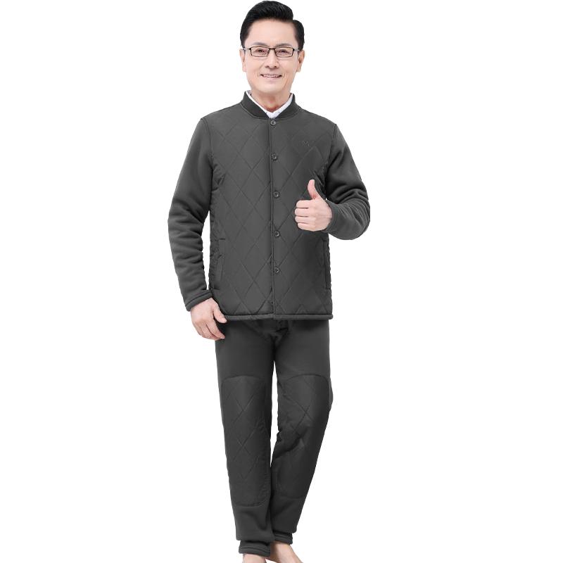 

Мужской термокомплект с плюшевой подкладкой Hengyuanxiang 2XL