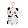 Doll Pendant Cartoon Elephant Monkey Fox Frog Design Plush Keychain Bags Backpacks Keys Decorative Bag Accessory