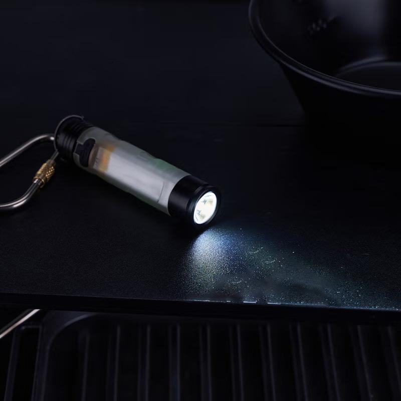 1Pc Pocket Mini Flashlight Outdoor Key Clip Cap Ambient Led Long Endurance Disaster Relief Emergency 5050 Small Light