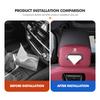 BAG1 Car Headrest Tissue Bag Leather Durable Tissue Storage Organizer For Volkswagen VW Polo Jetta Sagitar Magotan Passat B5 B6 B7 CC
