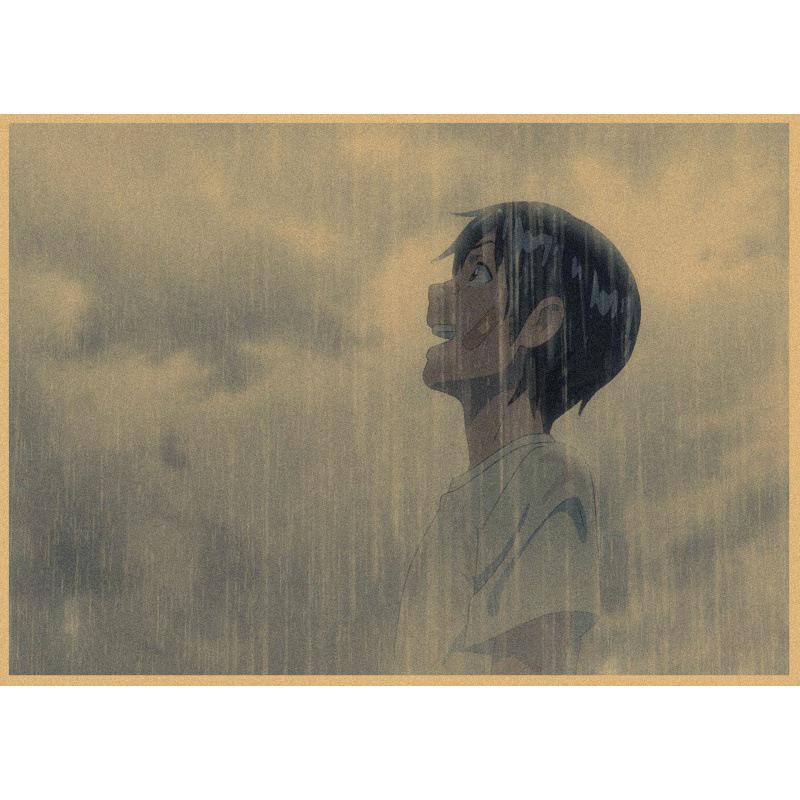 Large Decorative Weathering with You Anime Retro Kraft Poster Wall Art