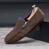 Classic LATV New Men's Lazy Shoes Driving Flat Bottom Casual Foreign Trade Single Shoes Men's Rubber