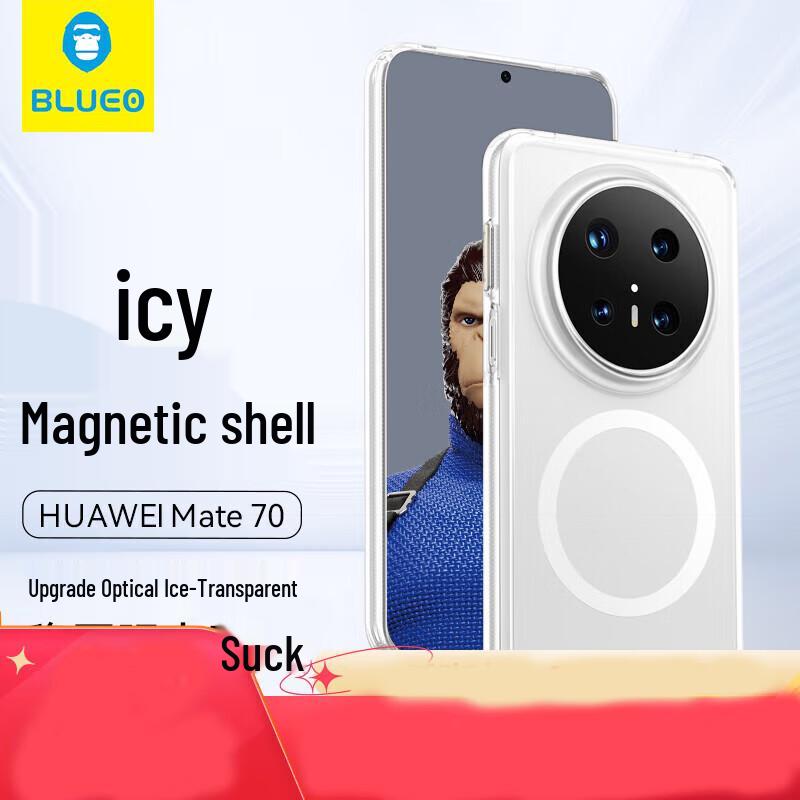

Blue Gorilla Clear Magnetic Case for Huawei Mate70