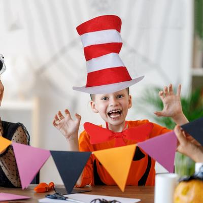 Párty klobouk s flitry, kontrastní barva, pruhovaný cylindr, motýlek, retro cosplay kostým pro ženy a muže, pokrývky hlavy, jevištní vystoupení, narozeninové párty, dárky