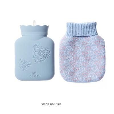 Explosion-Proof Water Injection Silicon Hot-Water Bag Portable Small Size Stuffed Female Belly and Feet Hot-Water Bag Portable Mini Hand Warmer