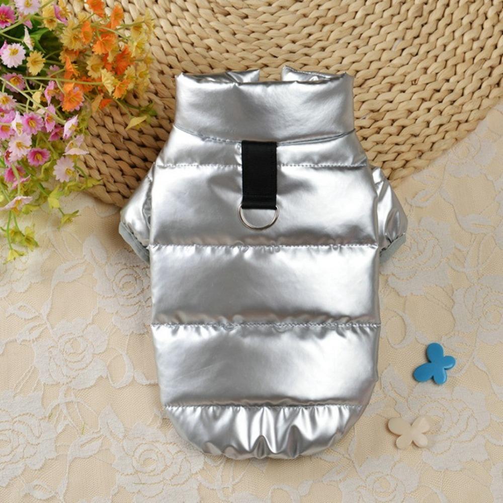 Windproof Puppy Jacket Clothing Bright Color Pet Coat Outfits Winter Dog Clothes  French Bulldog