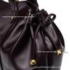 Bolso Tote Vintage de Cuero Suave con Pliegues para Mujer: Bolso Versátil Otoño/Invierno