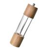 Manual Pepper Grinder Multifunctional Efficient Grinding Oak   Acrylic Pepper Mills Shakers