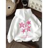 Kids' Crew Neck Hoodie, Loose and Comfortable, Everyday Sports and Casual, Simple Star 3D Printed Long Sleeve Top
