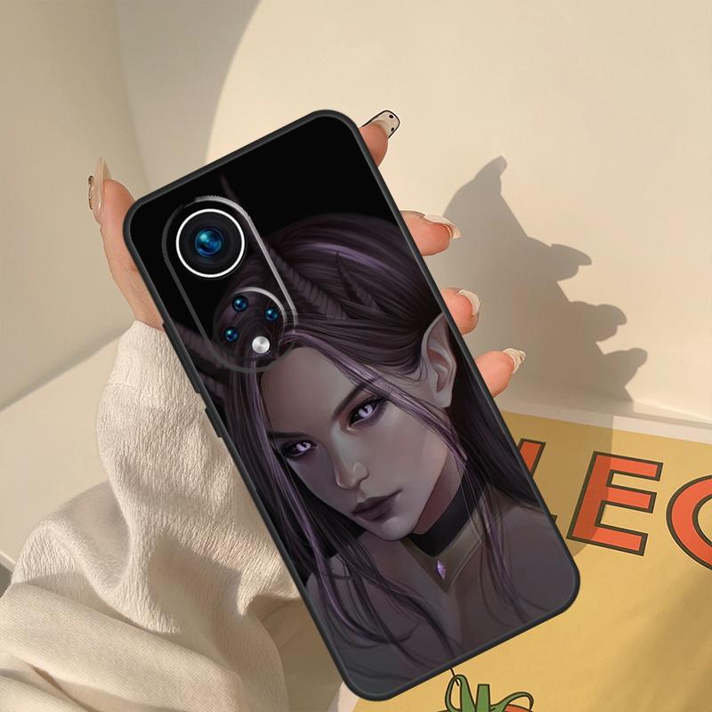 Devil Woman Case For Honor Magic 7 Lite 5 6 8 Pro Cover For Honor 200 400 50 70 90 X8a X8b X9a X9b X9c