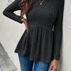 Autumn Winter Versatile Long Sleeve Maternity Pullover Dress