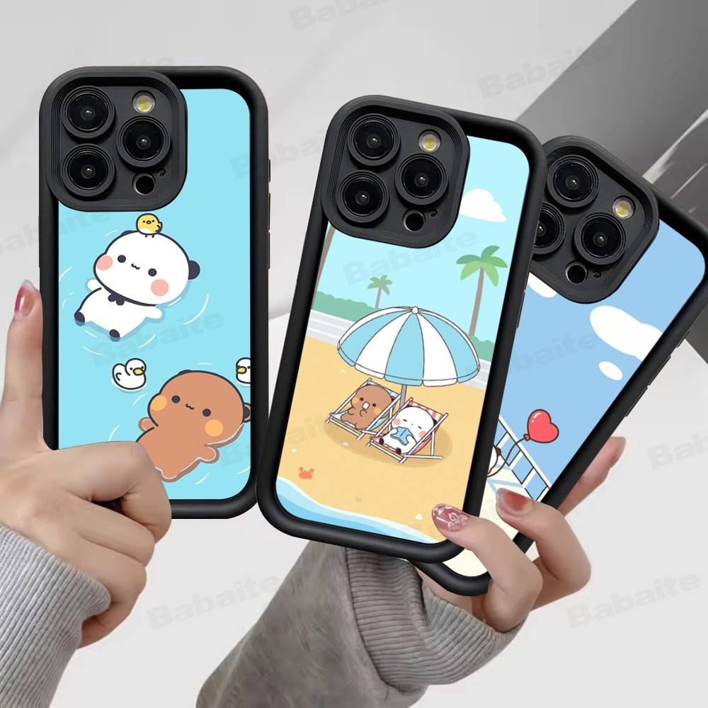 Cute Cartoon Bubu Dudu For iPhone 17 16 15 14 13 12 11 Pro Max Plus Phone Case Covers
