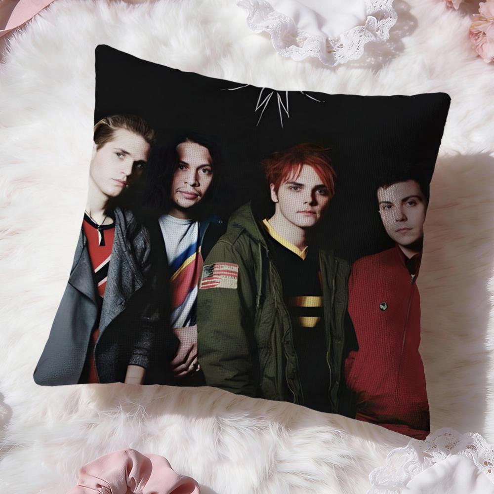 My C-Chemical Romance Cushion Cover Premium Comfort Reversible Pillow Cove -Two in One Design for Any Room & Car Interior