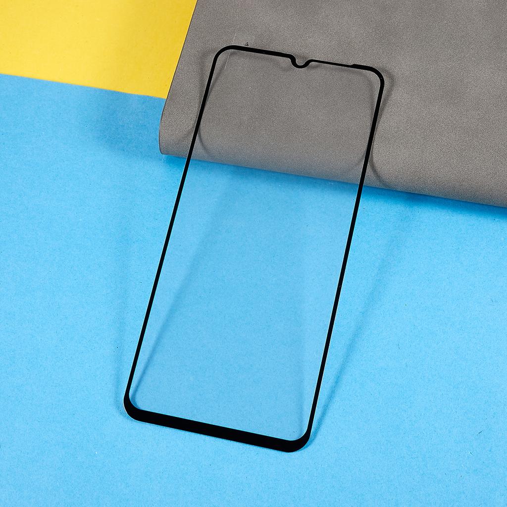 Silk Printing Tempered Glass Film for Samsung Galaxy A14 5G/A14 4G Anti-explosion HD Clear Full Screen Protector (Full Glue)