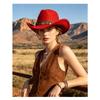 Women S Unisex Panama Hat Western Jazz Style Hat Winter Autumn