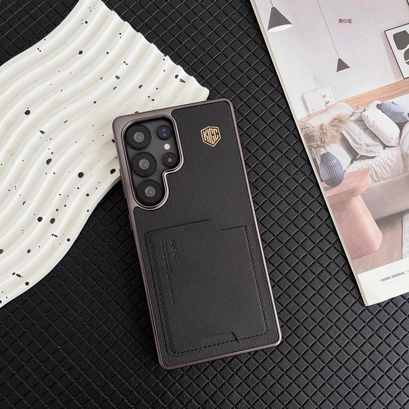 

Подходит для чехла для мобильного телефона Samsung S25ultra Карта Samsung Полный пакет S24u Осень 23u Кожаный чехол для деловых мужчин и женщин Samsung Galaxy S25 Ultra