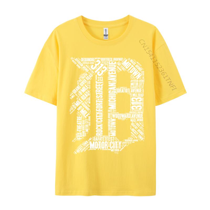 Unisex Tshirts Detroit D Summer Birthday Unisexs Tshirts Comfortable Combed Cotton T Shirt 3d Printed Top Tshirts
