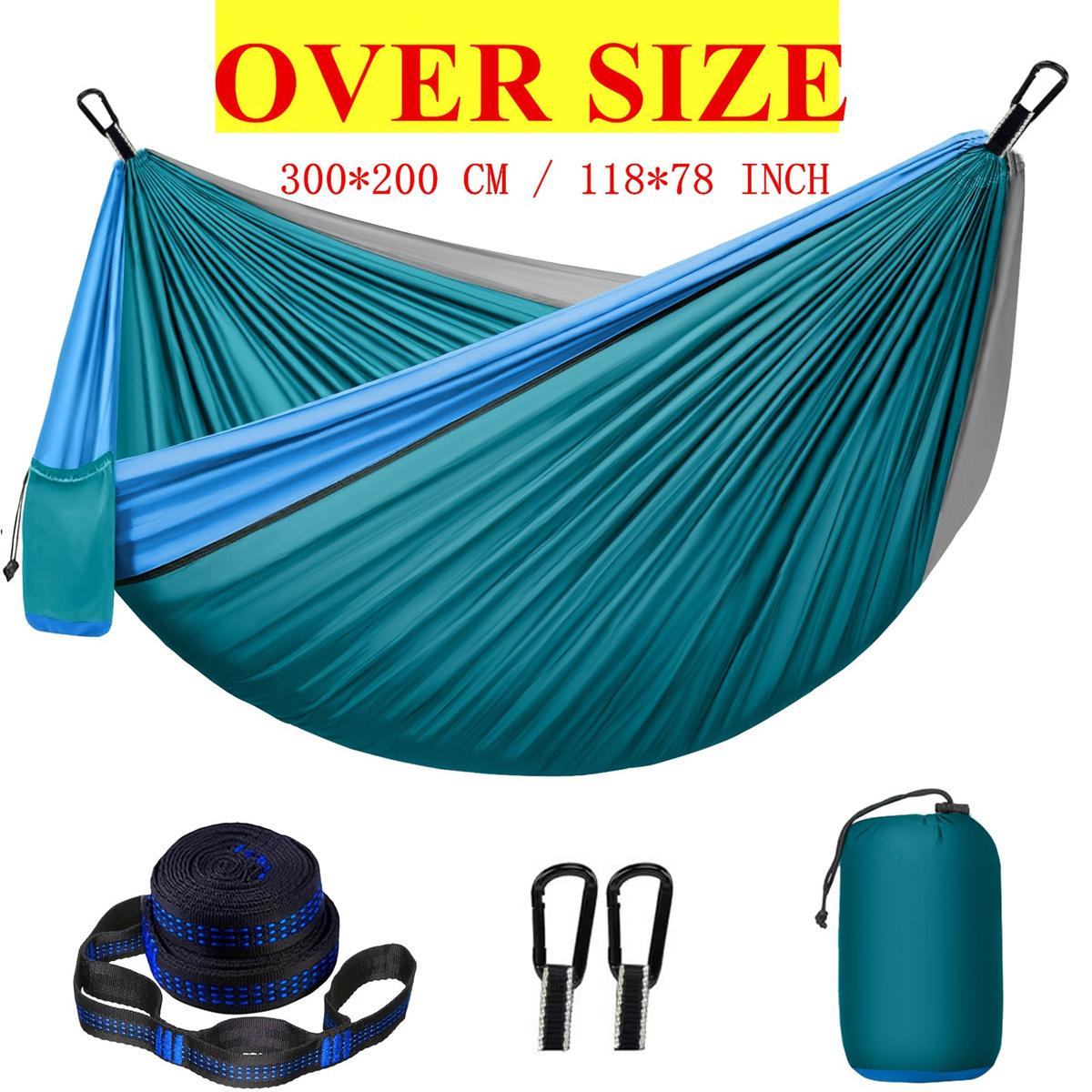 

Hammock outdoor nylon parachute cloth hammock leisure swing chair camping single double multi-color